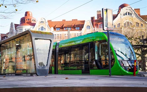 Sp Ã¥rvagnsh Ã¥llplatsen -Lund -C-p Ã¥-Clemenstorget -i -Lund .-Foto -Jacob -Pihl ,-Sk Ã¥netrafiken